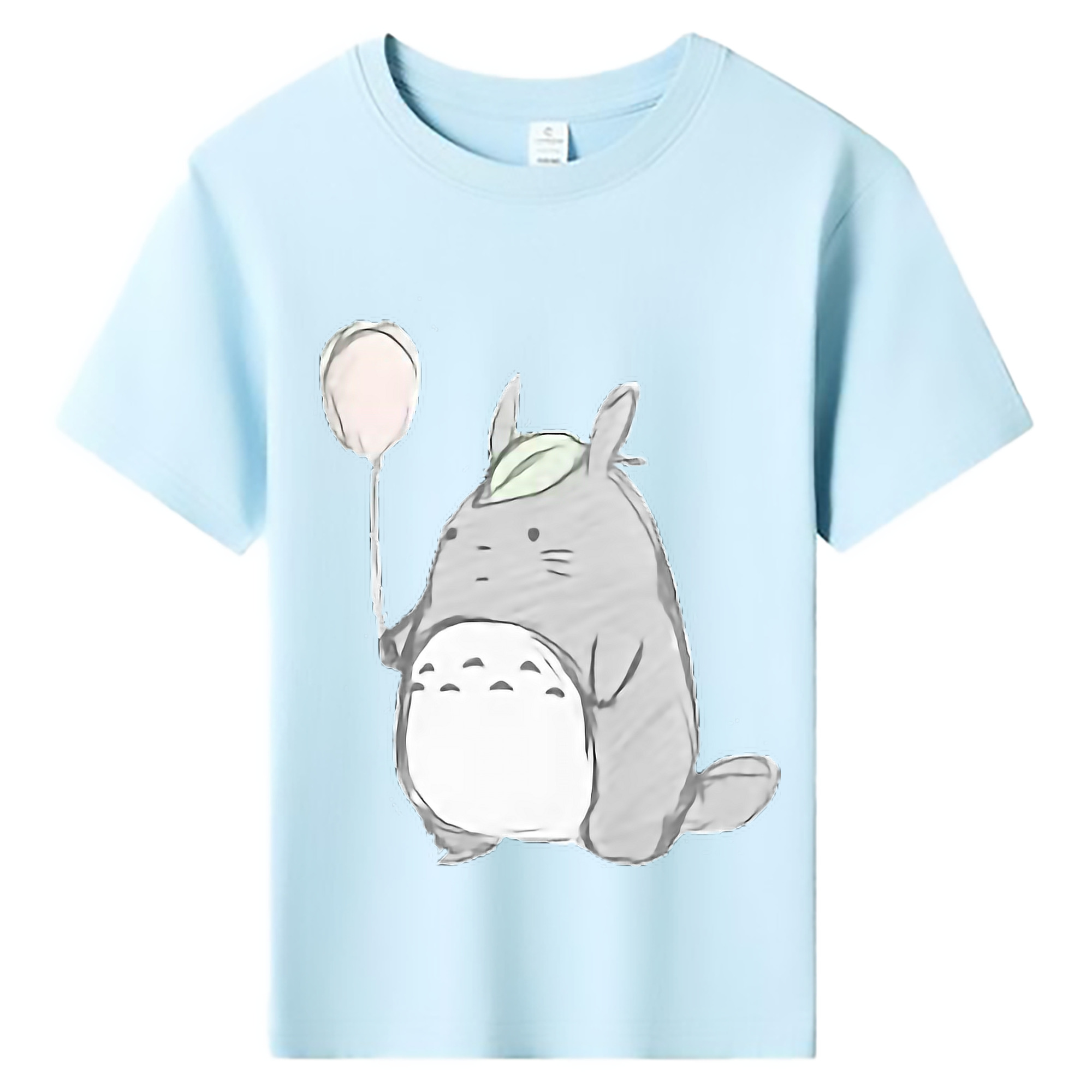 （画像用） となりのトトロ 草壁メイ 草壁サツキ My Neighbor Totoro Satsuki Kusakabe Mei Kusakabe 綿100％キッズTシャツ（フロントプリント）